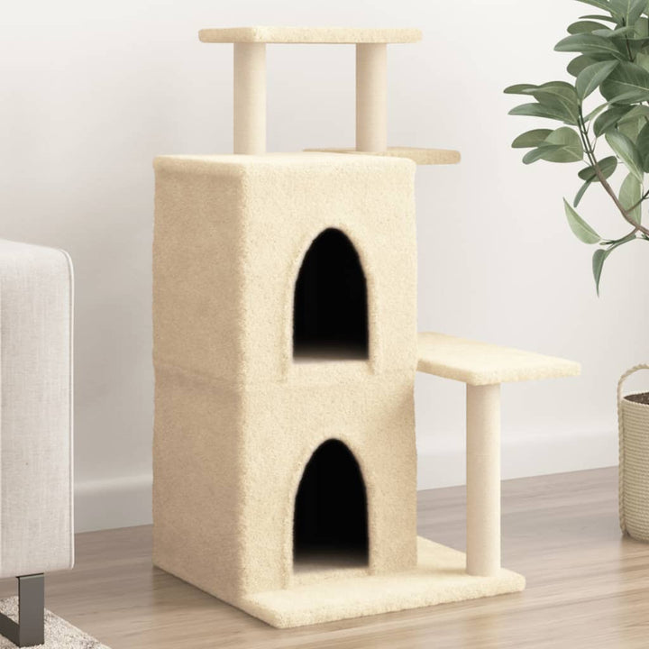 Cat Tree With Sisal Scratching Posts 97 Cm