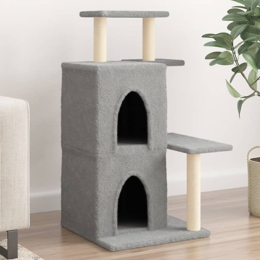 Cat Tree With Sisal Scratching Posts 97 Cm