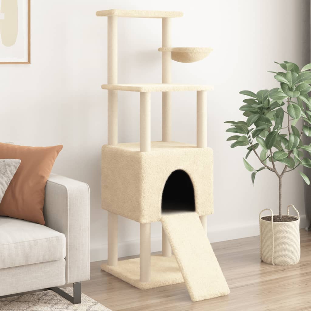 Cat Tree With Sisal Scratching Posts 153 Cm