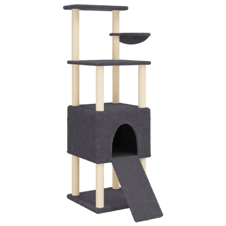 Cat Tree With Sisal Scratching Posts 153 Cm