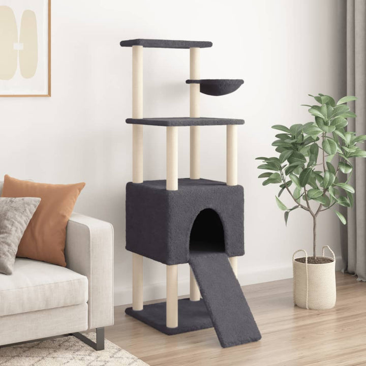 Cat Tree With Sisal Scratching Posts 153 Cm