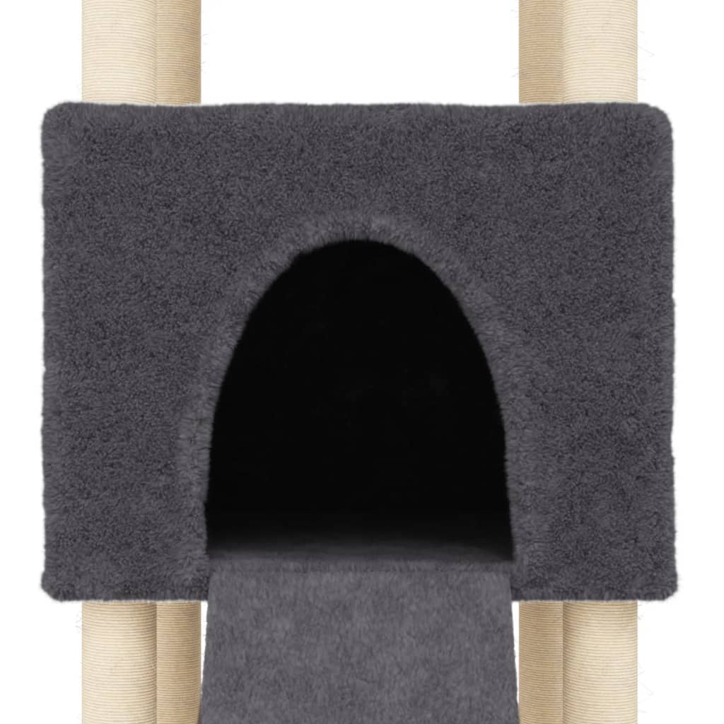 Cat Tree With Sisal Scratching Posts 153 Cm