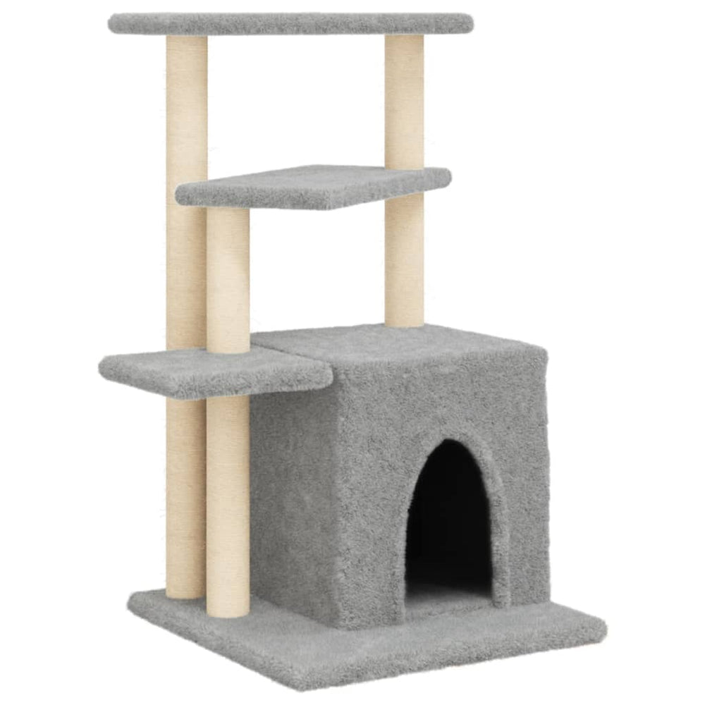 Cat Tree With Sisal Scratching Posts 83.5 Cm