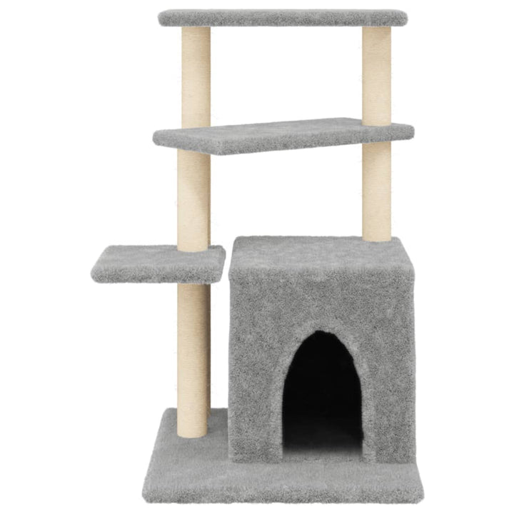Cat Tree With Sisal Scratching Posts 83.5 Cm