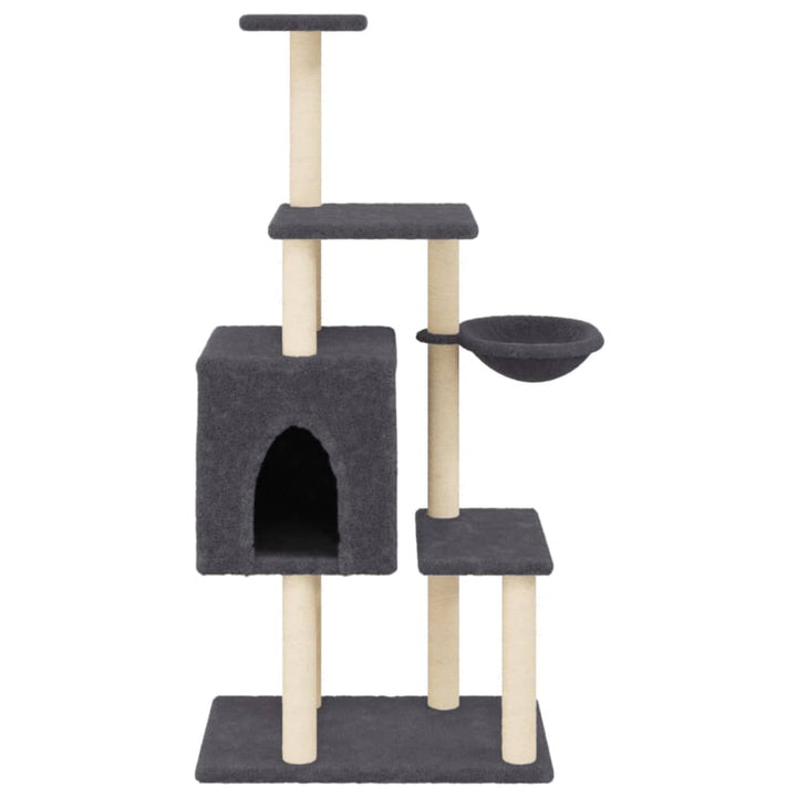 Cat Tree With Sisal Scratching Posts 131 Cm