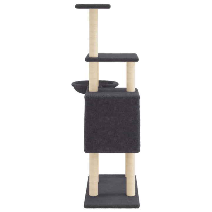 Cat Tree With Sisal Scratching Posts 131 Cm