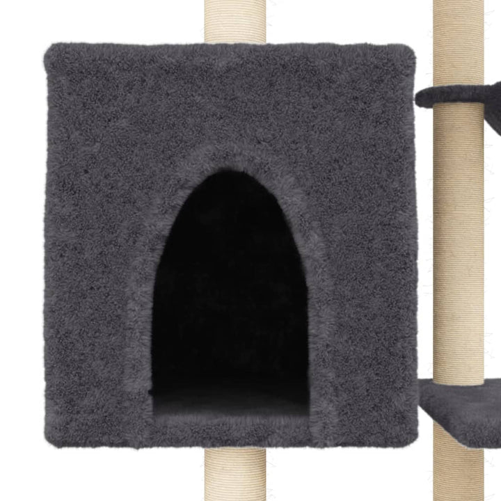 Cat Tree With Sisal Scratching Posts 131 Cm