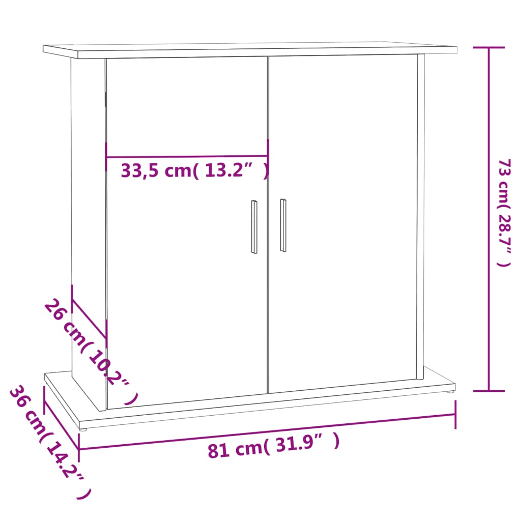 Aquarium Stand Engineered Wood