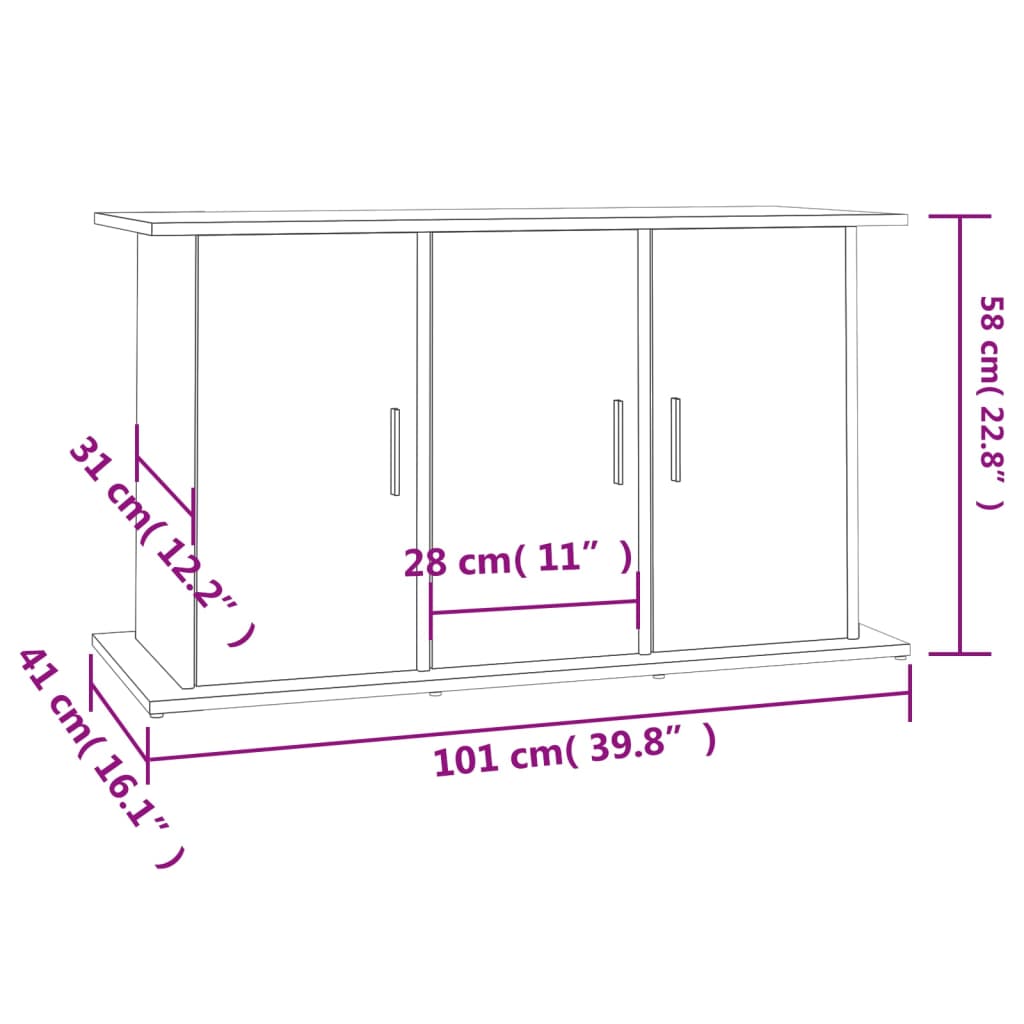 Aquarium Stand Engineered Wood