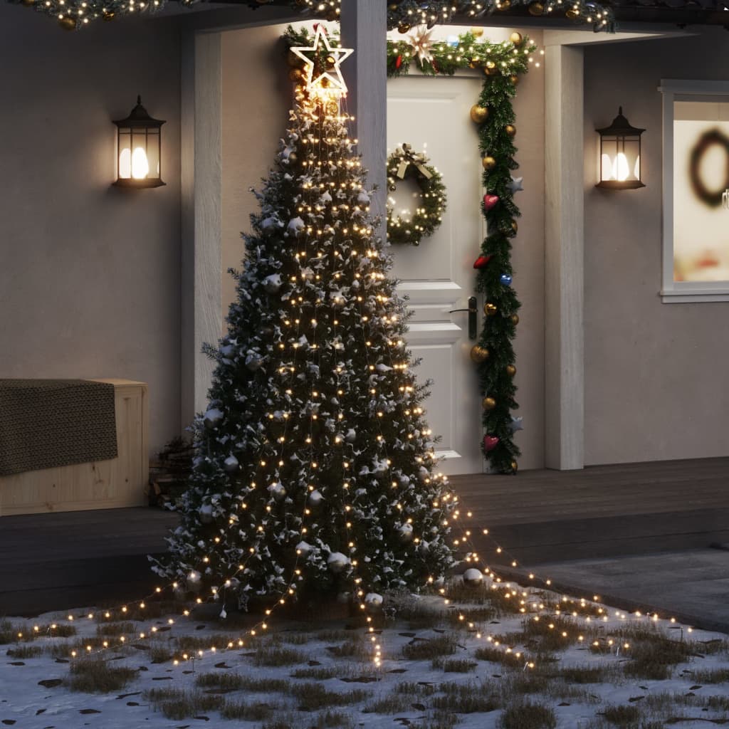 Christmas Tree Light 320 Leds Colourful 375 Cm