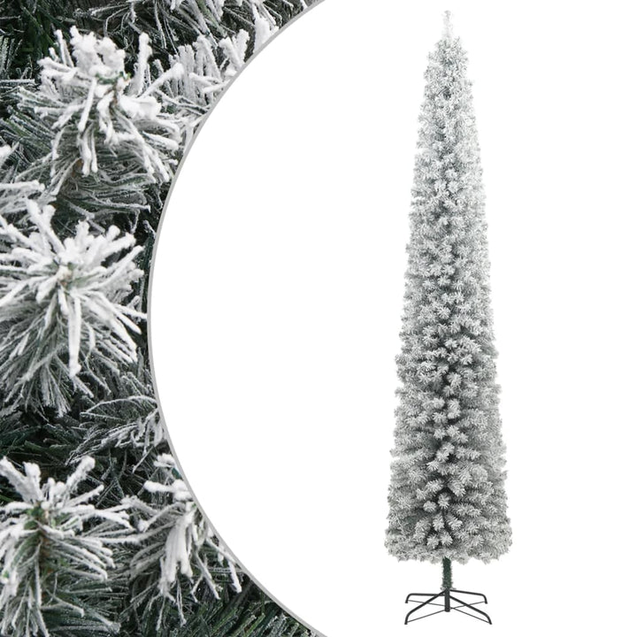 Slim Artificial Christmas Tree With Stand Pvc