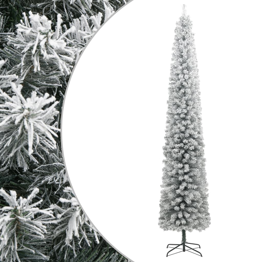 Slim Artificial Christmas Tree With Stand Pvc