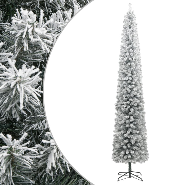 Slim Artificial Christmas Tree With Stand Pvc