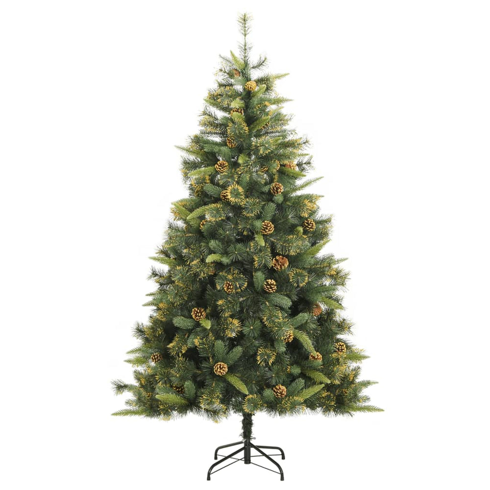 Artificial Hinged Christmas Tree With Cones