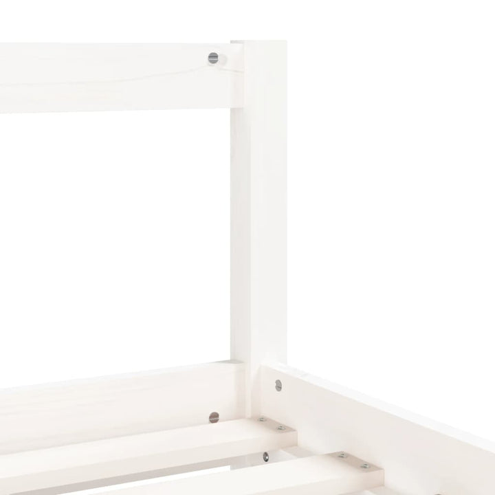 Kids Solid Wood Pine Bed Frame with Drawers