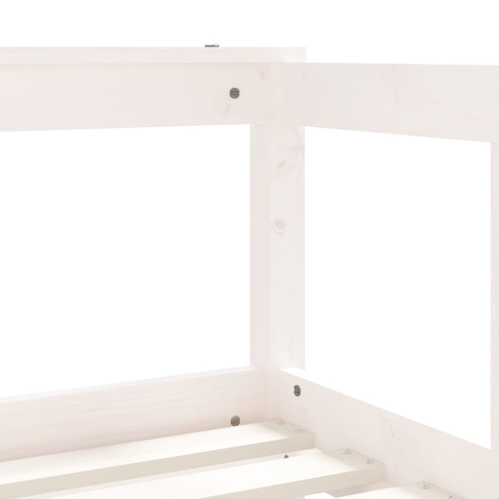 Kids Solid Wood Pine Bed Frame with Drawers