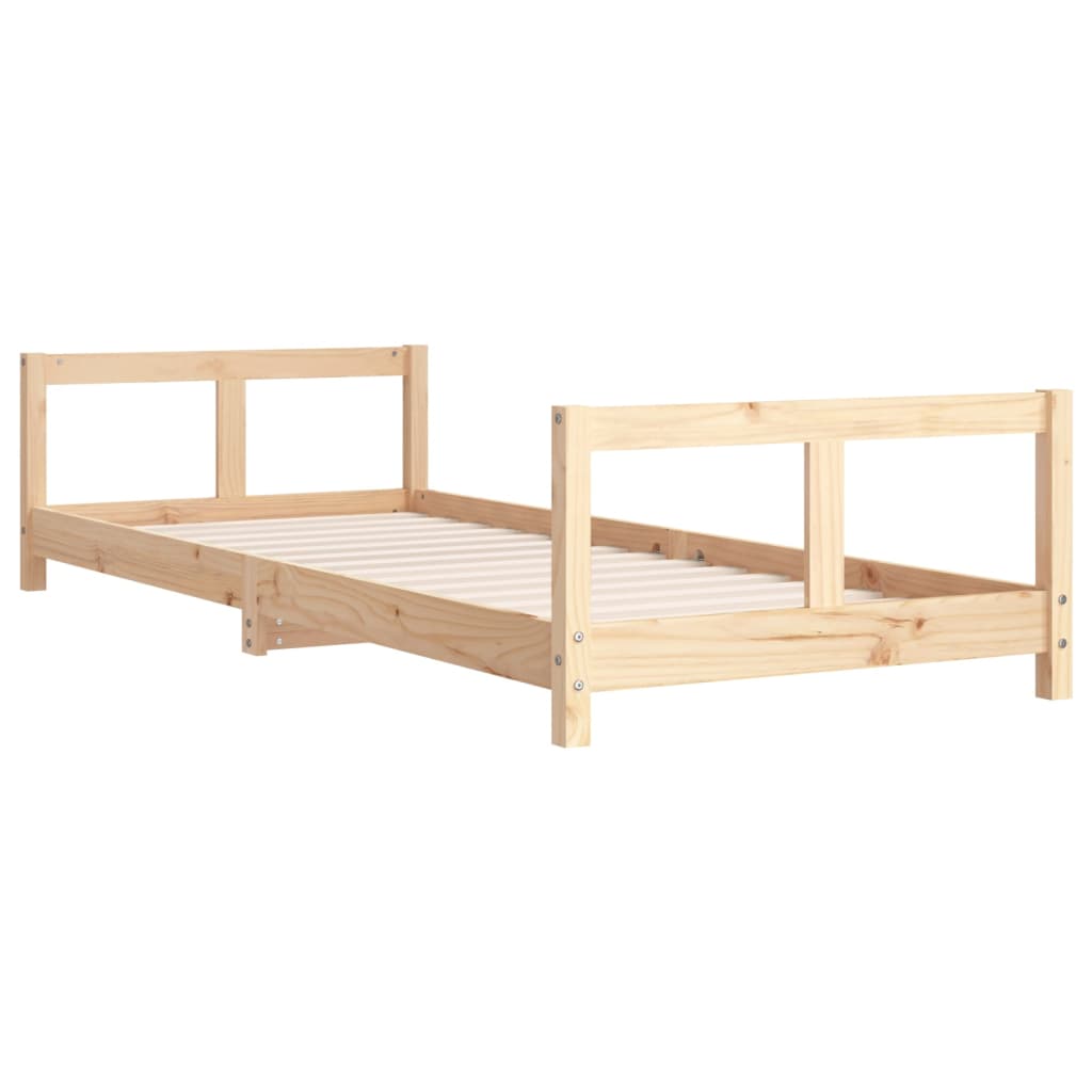 Kids Solid Wood Pine Bed Frame