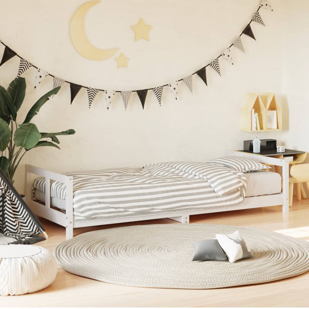 Kids Solid Wood Pine Bed Frame