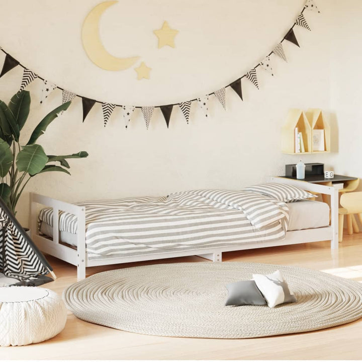 Kids Solid Wood Pine Bed Frame