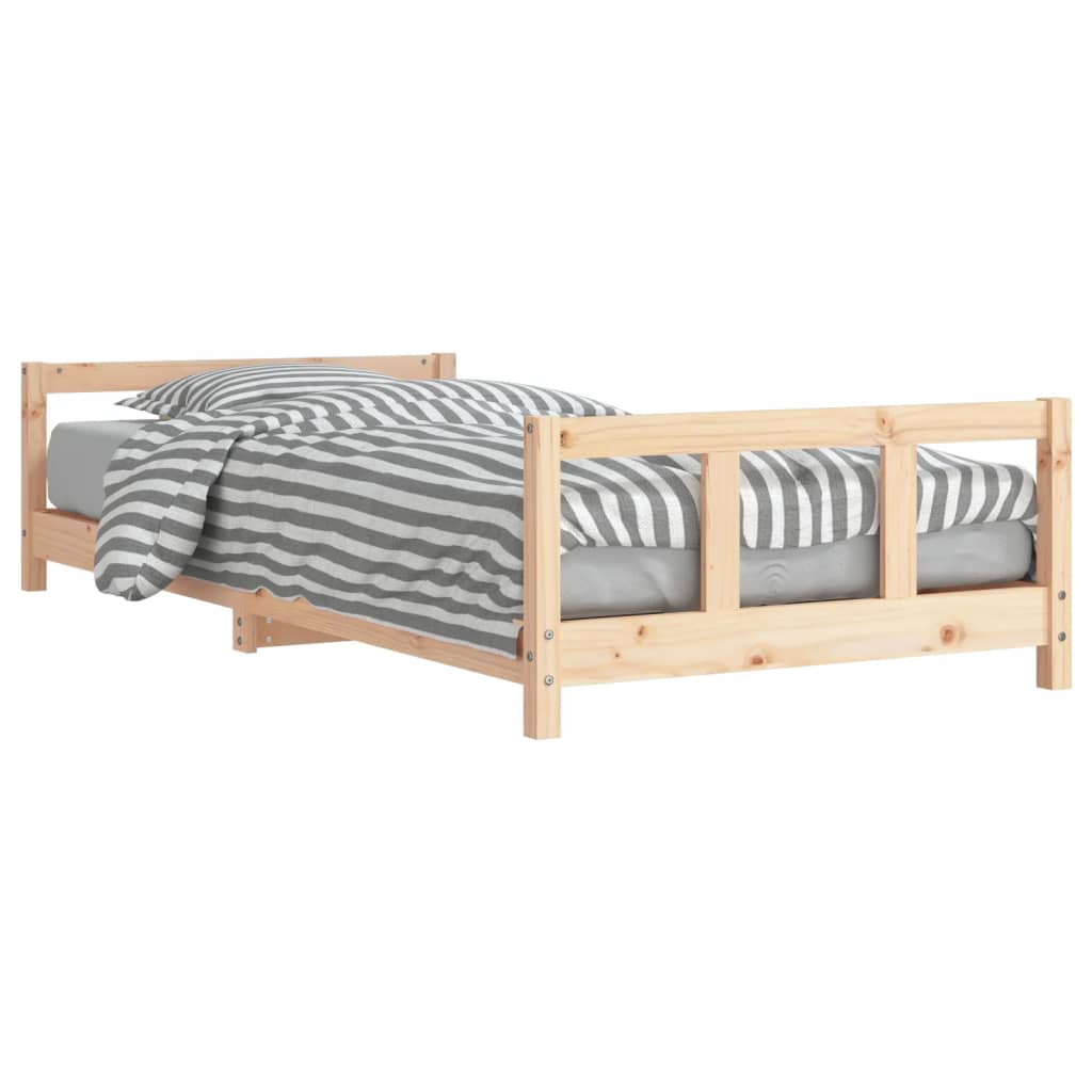 Kids Solid Wood Pine Bed Frame