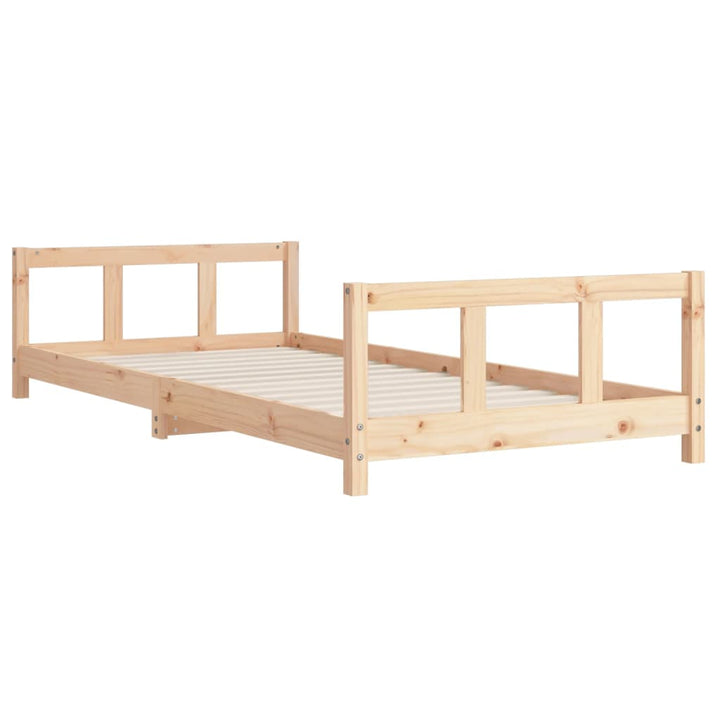 Kids Solid Wood Pine Bed Frame