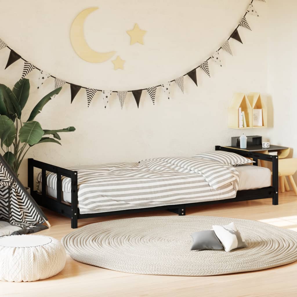 Kids Solid Wood Pine Bed Frame