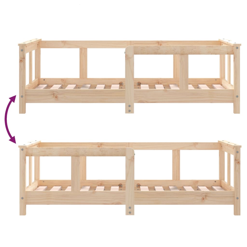 Kids Solid Wood Pine Bed Frame