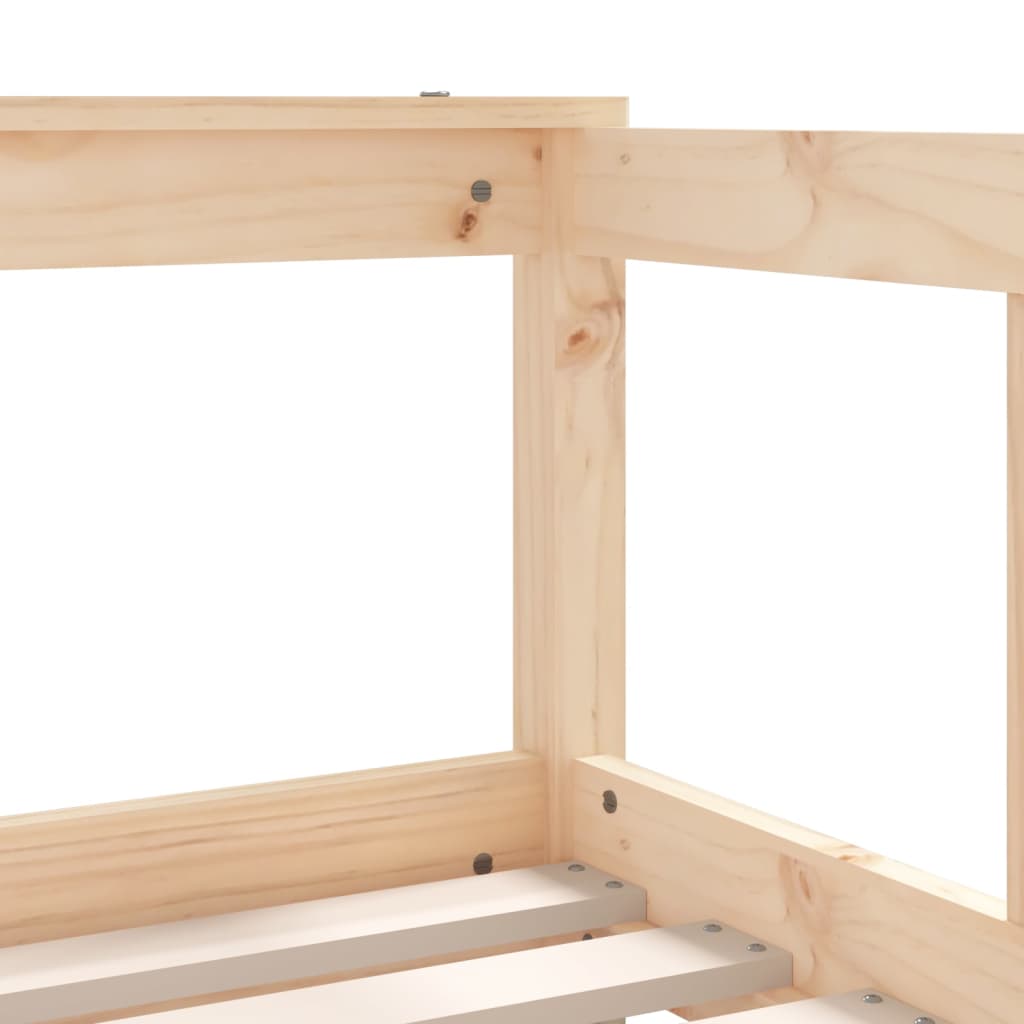 Kids Solid Wood Pine Bed Frame