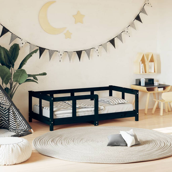 Kids Solid Wood Pine Bed Frame