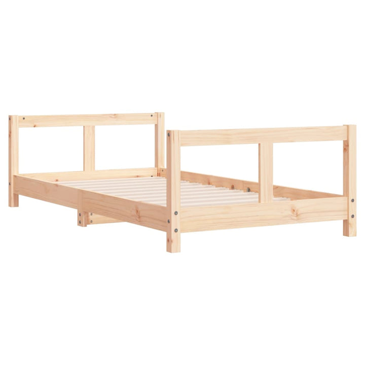 Kids Solid Wood Pine Bed Frame