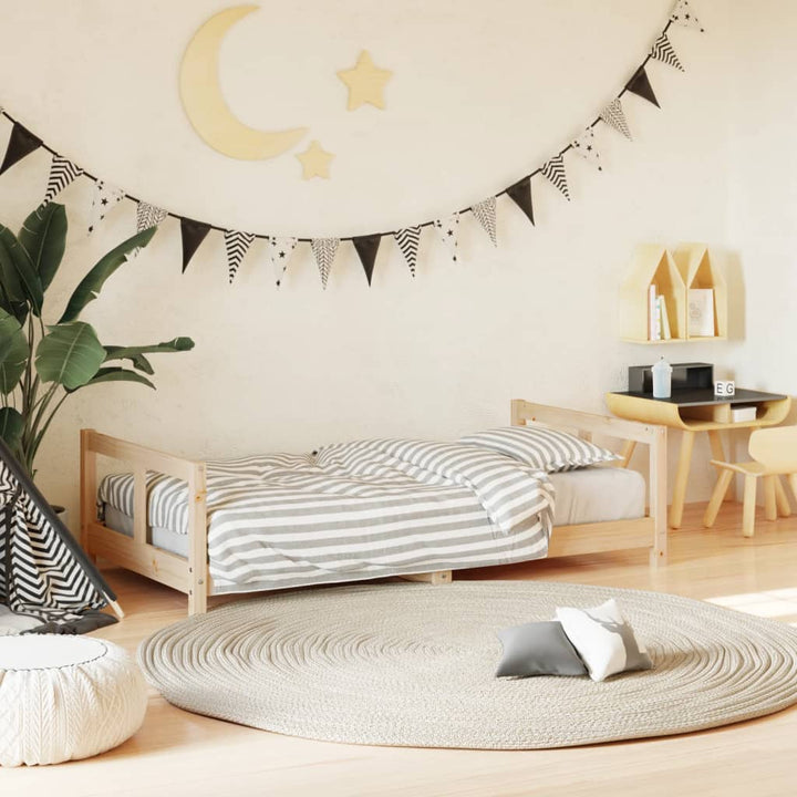 Kids Solid Wood Pine Bed Frame