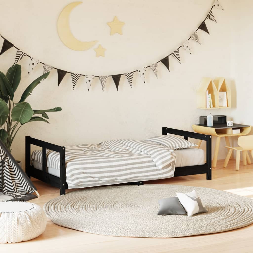 Kids Solid Wood Pine Bed Frame
