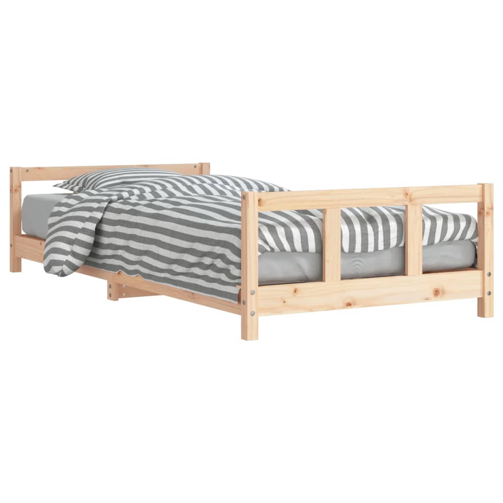 Kids Solid Wood Pine Bed Frame