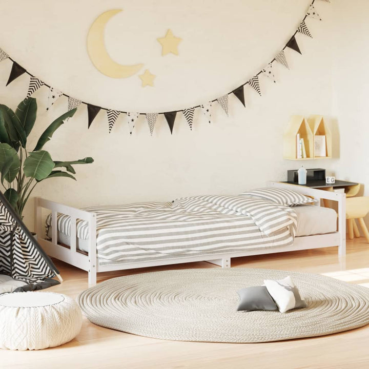 Kids Solid Wood Pine Bed Frame