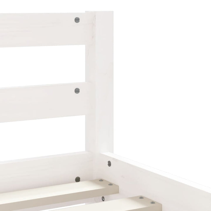Kids Solid Wood Pine Bed Frame with Drawers