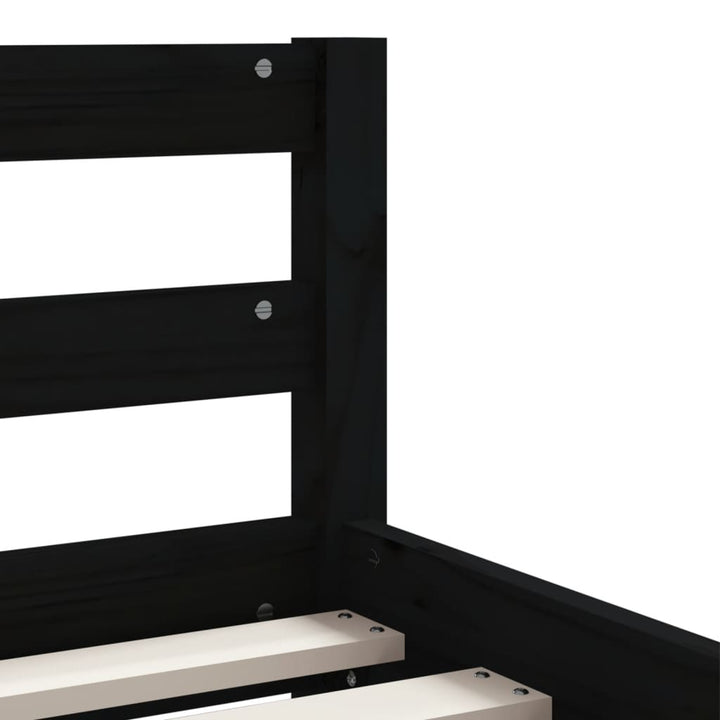 Kids Solid Wood Pine Bed Frame with Drawers