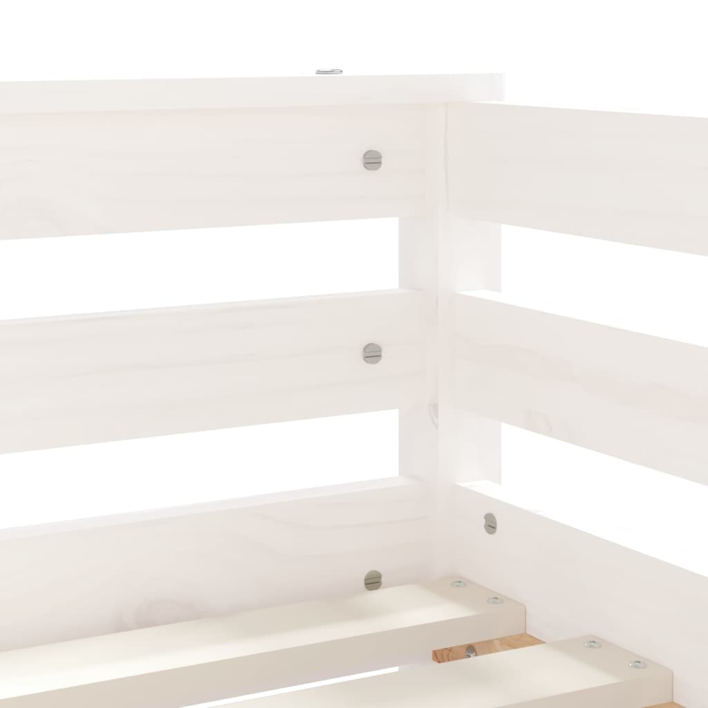 Kids Solid Wood Pine Bed Frame with Drawers