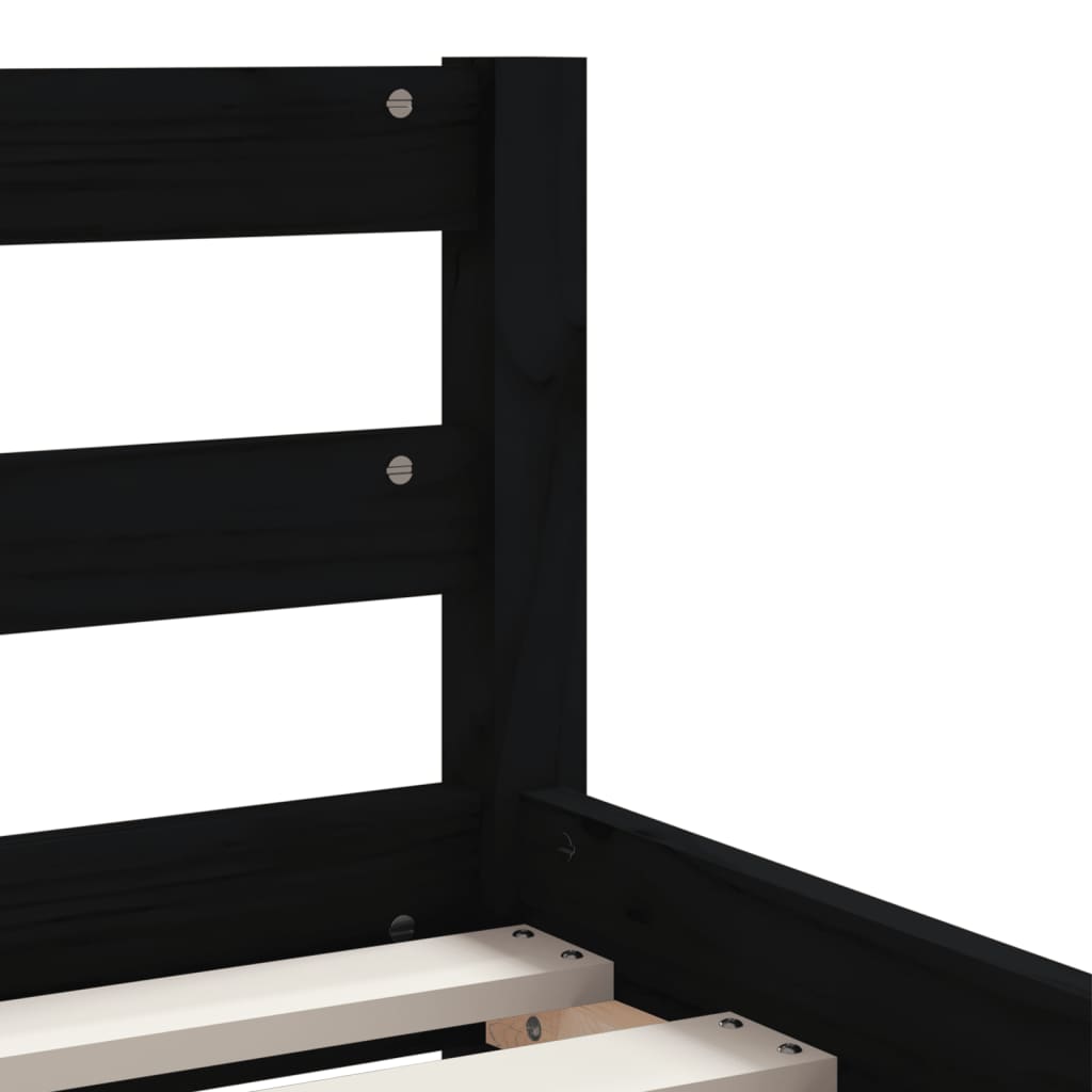 Kids Solid Wood Pine Bed Frame with Drawers