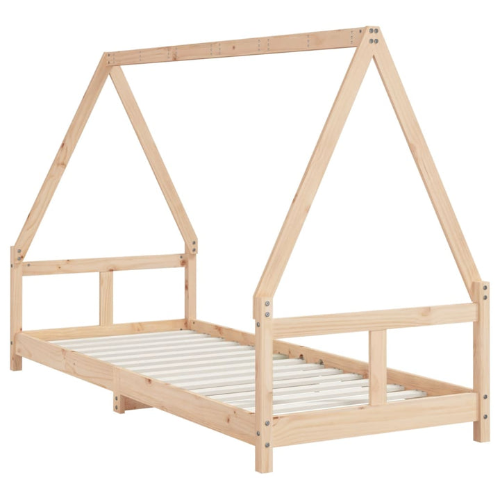 Kids Solid Wood Pine Bed Frame
