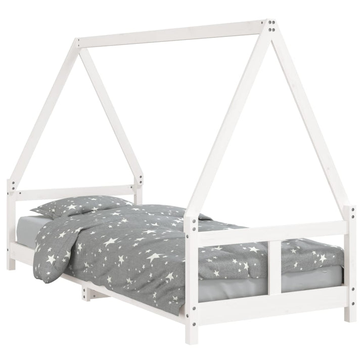 Kids Solid Wood Pine Bed Frame