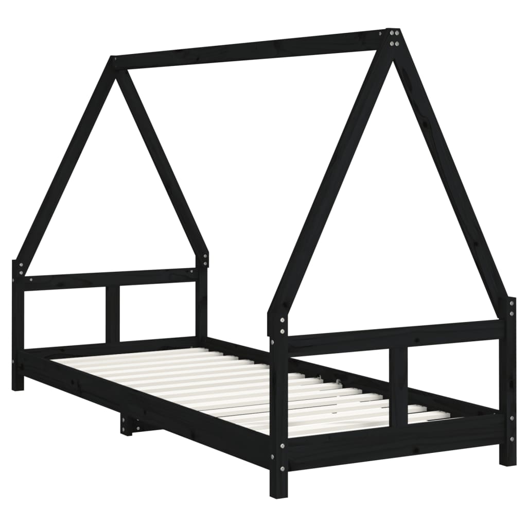 Kids Solid Wood Pine Bed Frame