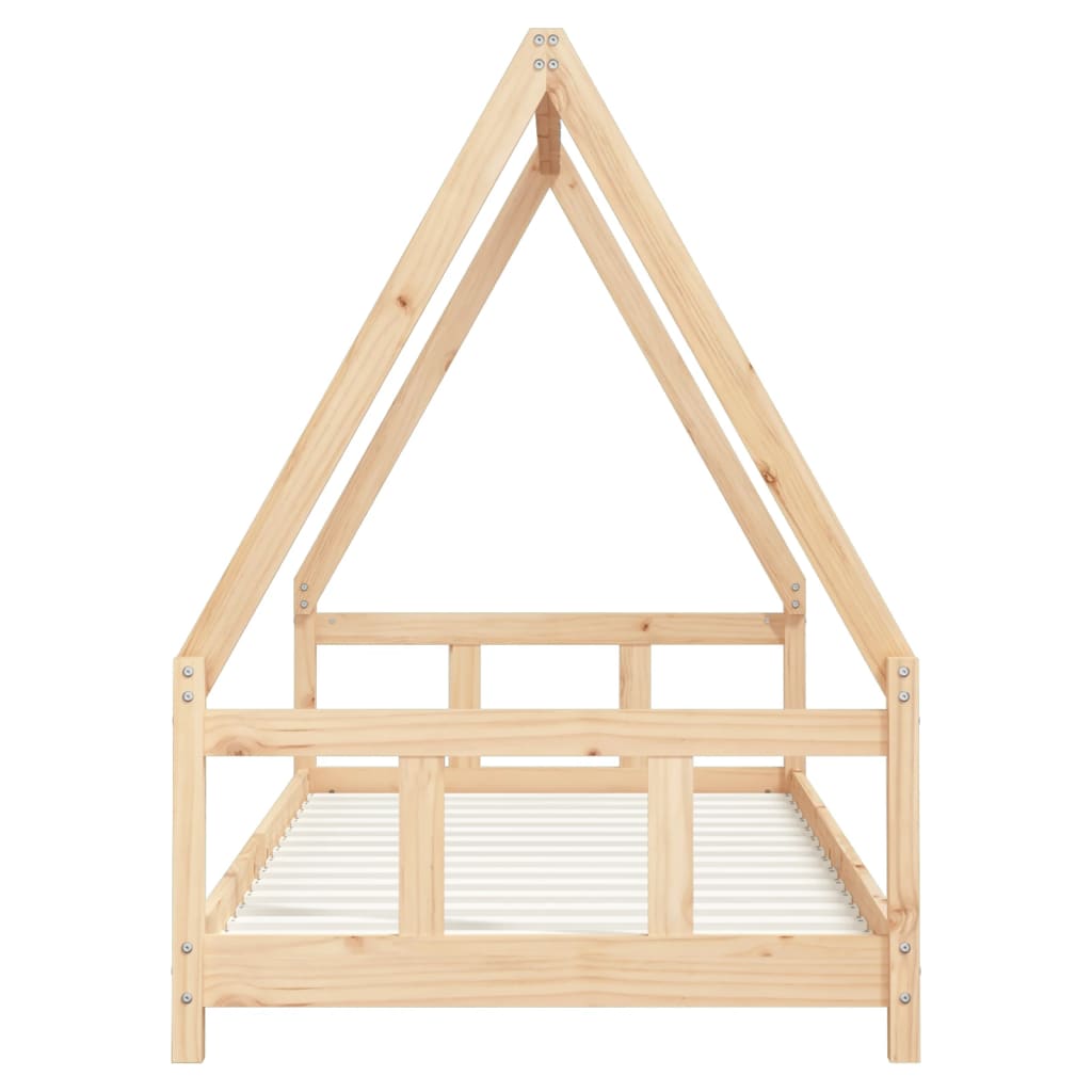 Kids Solid Wood Pine Bed Frame