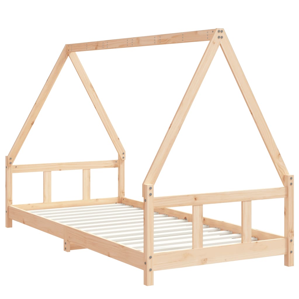 Kids Solid Wood Pine Bed Frame