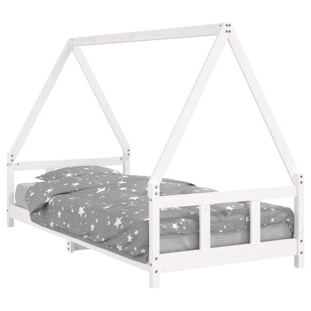 Kids Solid Wood Pine Bed Frame