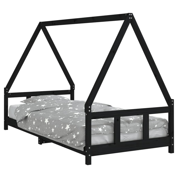 Kids Solid Wood Pine Bed Frame