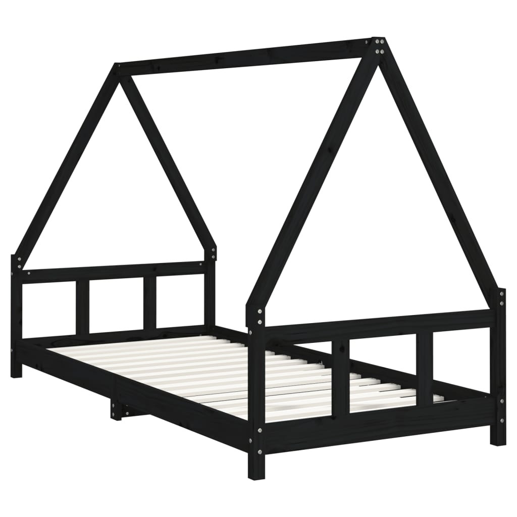 Kids Solid Wood Pine Bed Frame