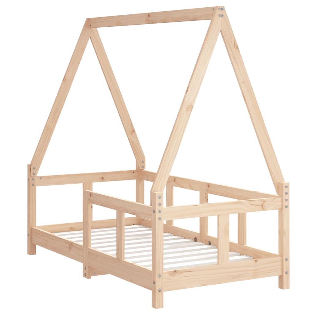 Kids Solid Wood Pine Bed Frame