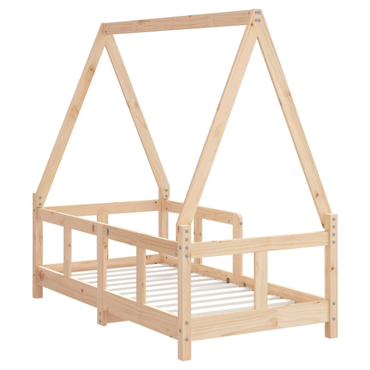 Kids Solid Wood Pine Bed Frame