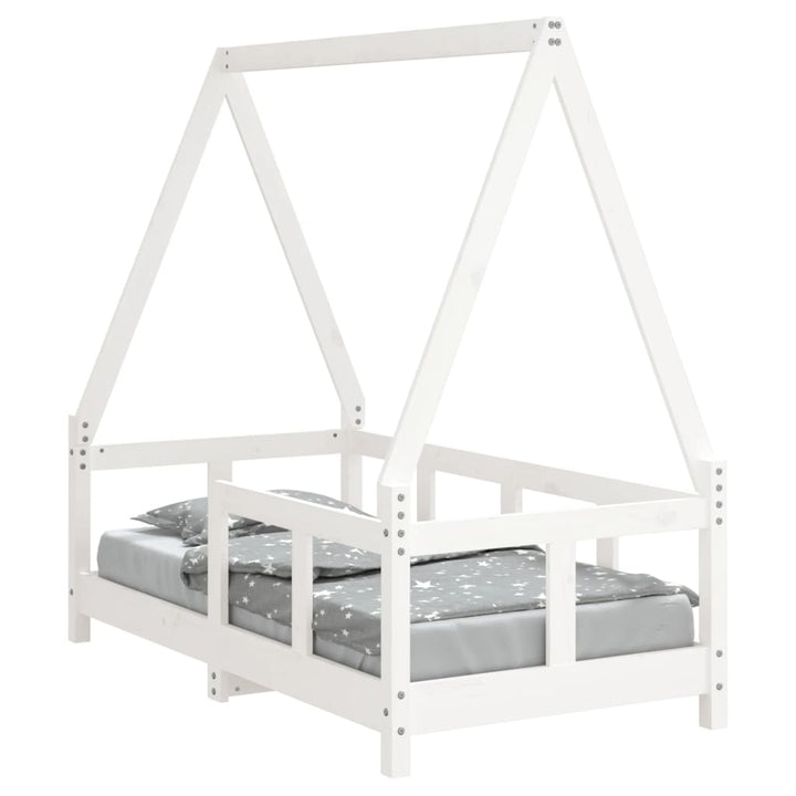 Kids Solid Wood Pine Bed Frame