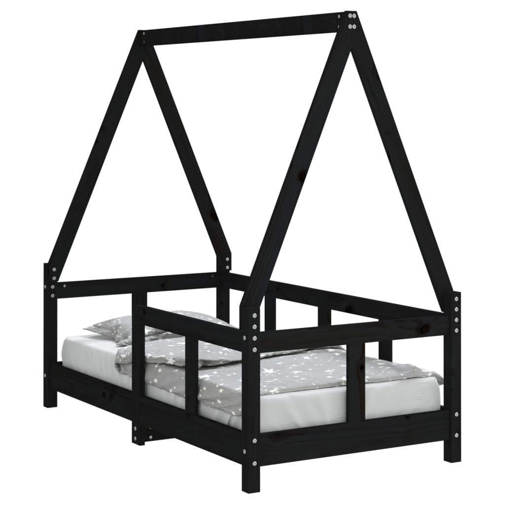 Kids Solid Wood Pine Bed Frame